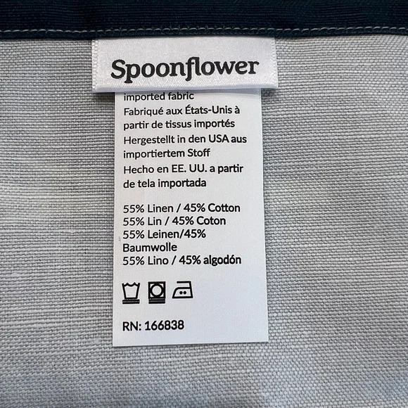 Spoonflower 2026 Heron Calendar Tea Towel Linen Cotton Wall Hanging - Picture 6 of 7